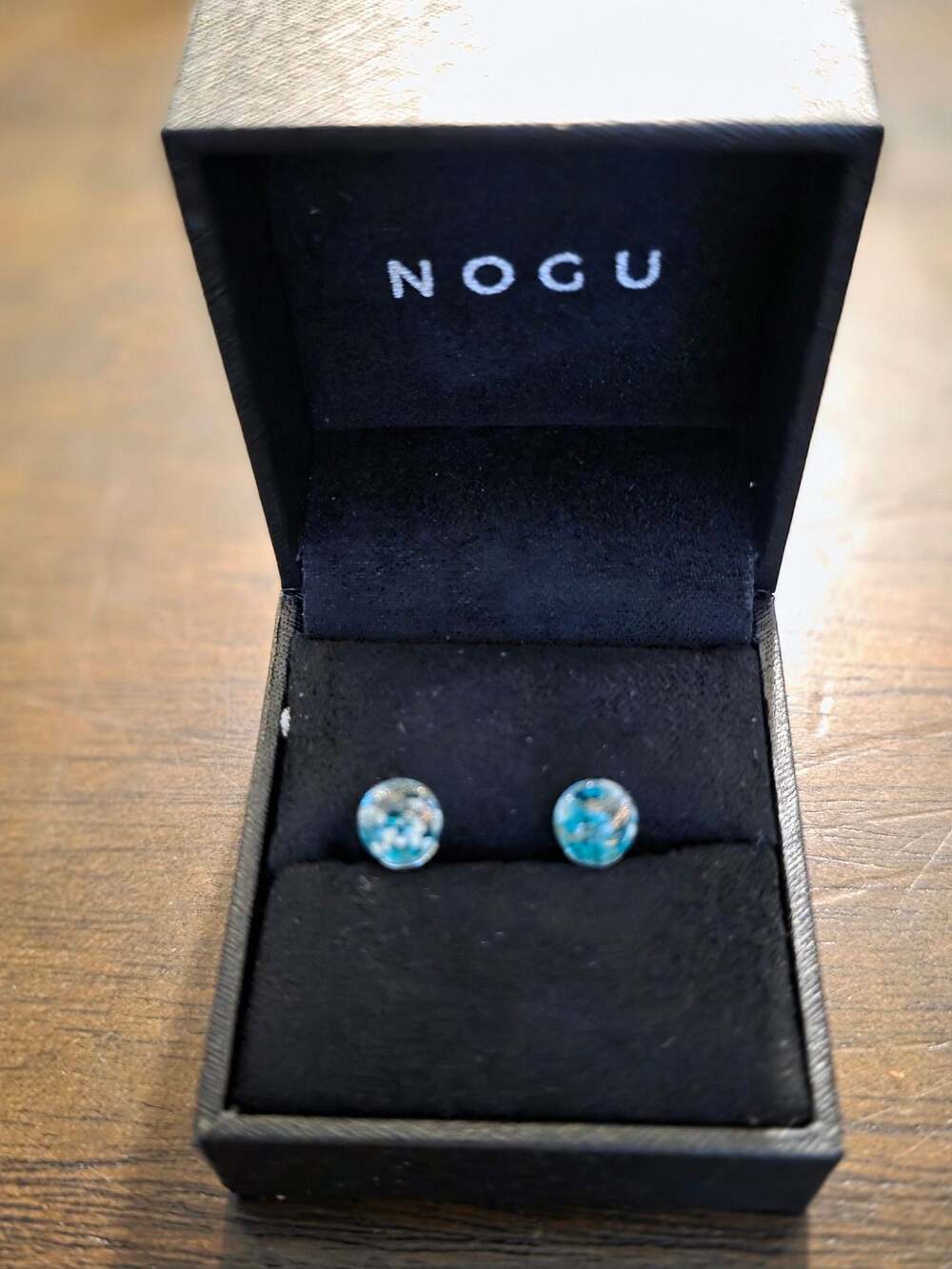 Nogu Aquamarine Mermaid post earrings